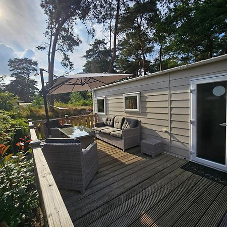 Luxe 4 Persoons Chalet Op 5 Sterren Camping ราลเทอ ภายนอก รูปภาพ